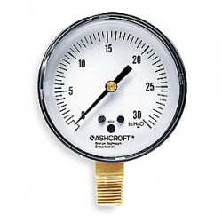 Manómetro 0 a 30 in.H2O baja presión