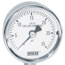 Manómetro con glicerina 0 - 30 PSI