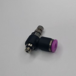 Regulador de Caudal, Tubo 4 mm-M5
