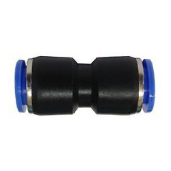 Conector Unión, tubo 8mm